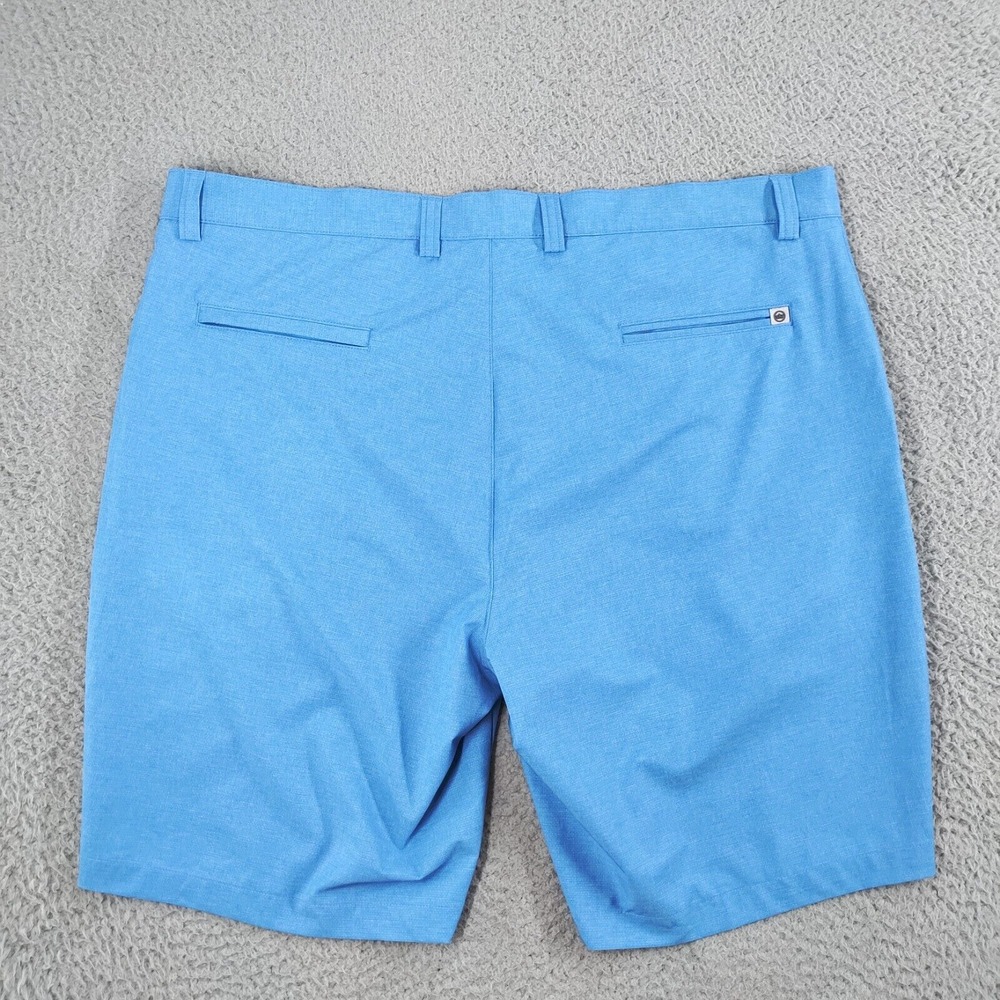 Peter Millar Shorts Mens 40 Blue Crown Sport Performance Wicking Golf Chino EUC - Picture 2 of 16